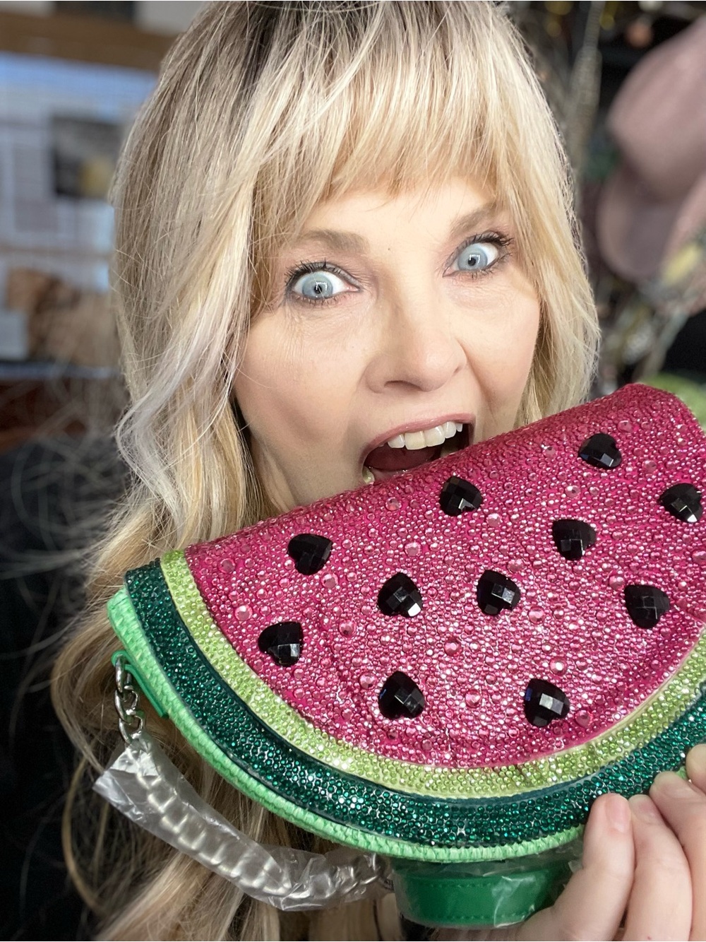 BETSEY JOHNSON Watermelon Crossbody Sugar High Watermelon